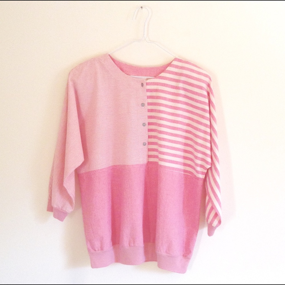 Vintage 90s Stripe Pullover Top